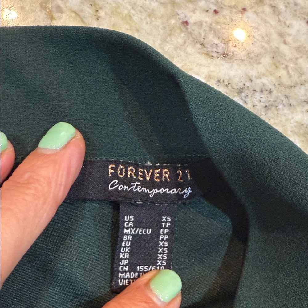 Forever 21 contemporary Skort Dark green Size XS - Picture 2 of 8